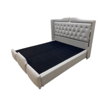 ฐานรองหัวเตียง 6 ฟุต WISDOM DESIGN FURNITURE รุ่น MICA สีเทา_0